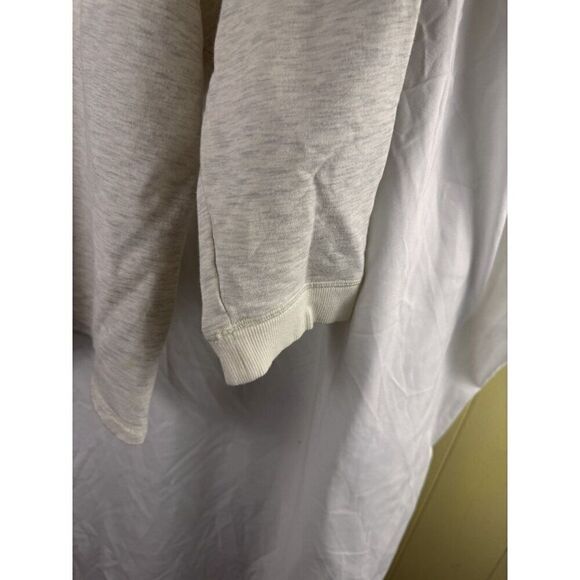 Theory Womens Off-White Lightweight 3/4 Sleeve Pullover Top With Side Zipper Det - Picture 3 of 8